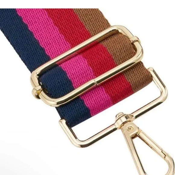 Thomas & Lee Company Multi Color Stripe Guitar Purse Strap NWT - Picture 5 of 7
